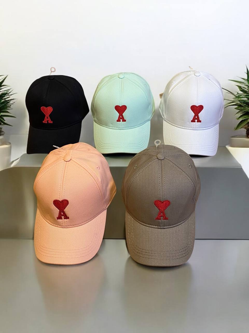 CASQUETTES COEUR AMIS